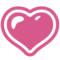 Growing Heart emoji on Google